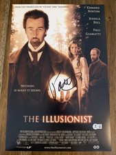 Paul Giamatti ‘The Illusionist' Signed 12x18 Photo 'Inspector Uhl' Beckett