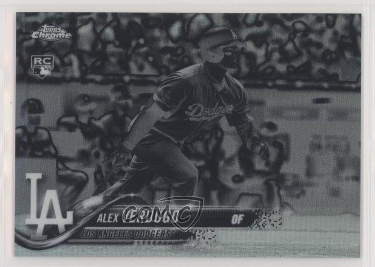 2018 Topps Chrome Negative Refractor Alex Verdugo #167 fm0
