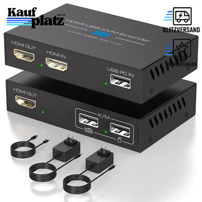 HDMI KVM USB Extender 120m 400FT RJ45 USB über Ethernet Full HD 1080P 60Hz