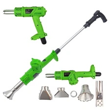 3-in-1 Electric Weed Burner Wand - 1500W Garden Weed Eater - Heat Gun with Ad...