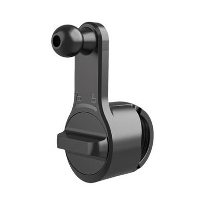 Quick Release Bracket Mount Base With Rotating For 17mm Ball Head Phone Mount