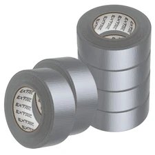 EXTRIC Duct Tape, Heavy Duty Silver Duct Tape, Strong Adhesive, Waterproof 2 ...