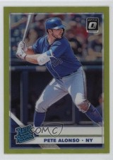 2019 Panini Donruss Optic Rated Rookies Lime Green Prizm Pete Alonso Rookie RC