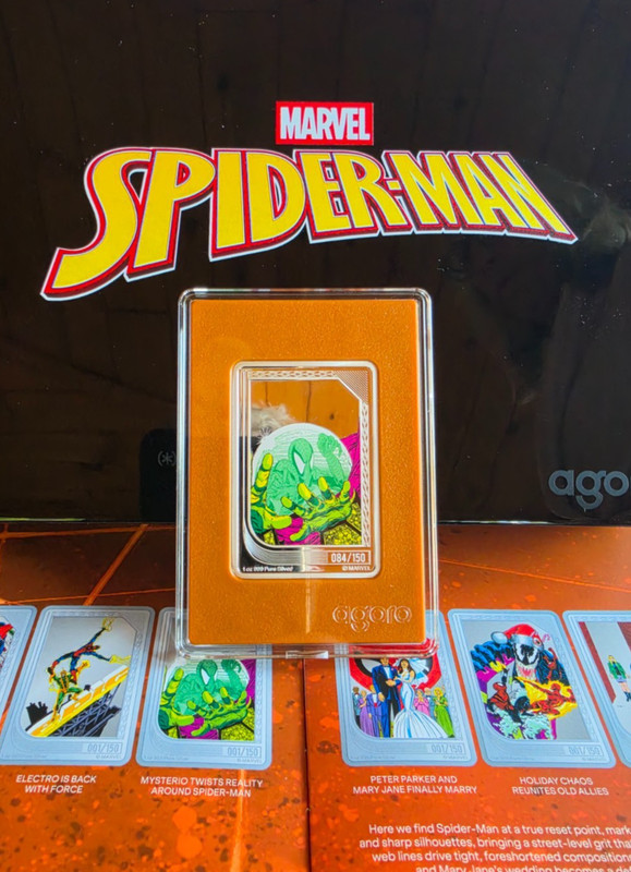 NEW 2026 Agoro Marvel Spider-Man "Mysterio twist reality"🔥Topaz Mint #084/150🔥