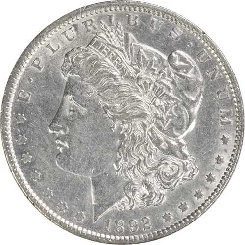 1892 Morgan Silver Dollar AU Uncertified #1222