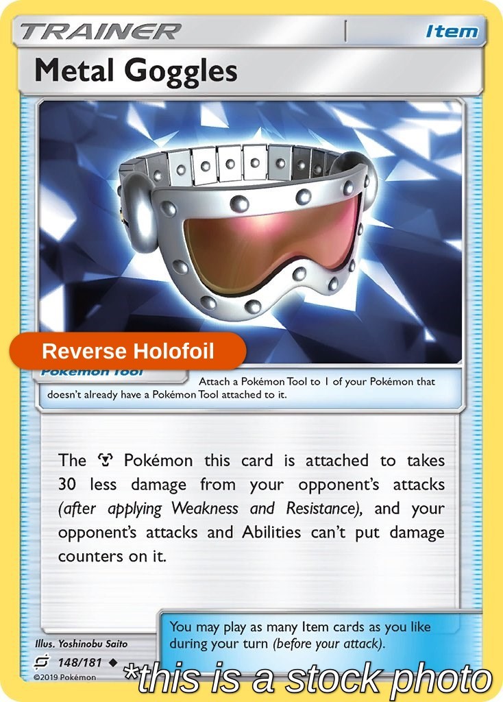 Reverse Holofoil - Metal Goggles - 148/181 - SM - Team Up - NM
