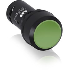 1PC ABB CP1-10G-11 Pushbutton Switch, Non-Illum, Flush, Plastic Bezel, Mom, 1 N