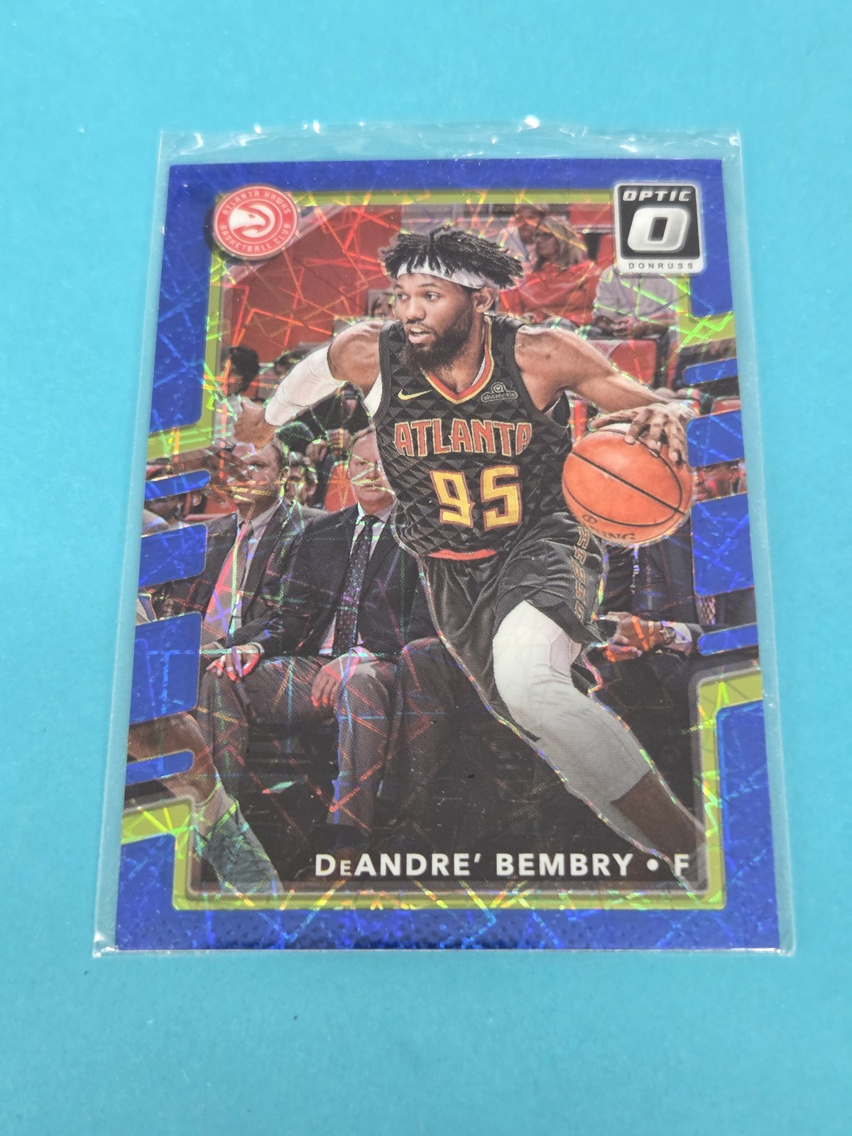 2017-18 Donruss Optic Blue Velocity #1 DeAndre' Bembry Hawks BASKETBALL Card L9