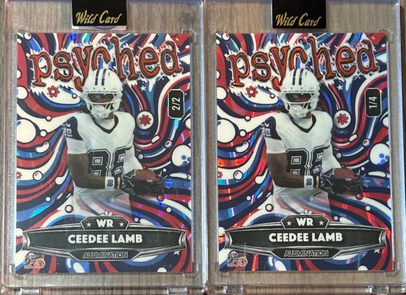 2026 Wild Card ‘America 250’ - Ceedee Lamb 2/2 & 1/4 Psyched- Cowboys