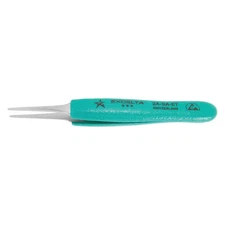 EXCELTA 2A-SA-ET Tweezers,SS,Straight,5 1/4"L 32NE83