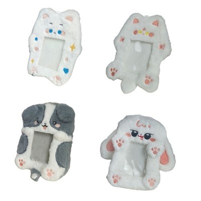Cartoon Card Case Furry Animal Card Covers Card Sleeves Photo Card Case