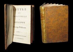 PHILOSOPHIE MATERIALISME ATHEISME FRERET / d'HOLBACH Lettre Thrasibule Leucippe.