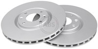 2X Bremsscheibe Beschichtet A.B.S. 17818 FüR Peugeot 308 Opel CC 5008 208 DS SW