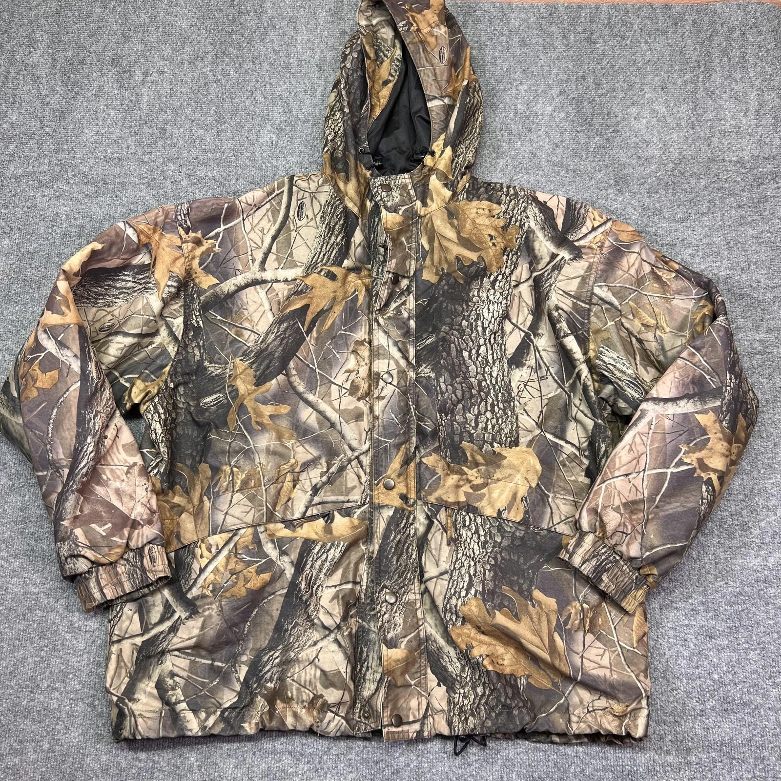 RedHead Jacket Mens 2XL Brown Camo Gore-Tex Hooded Parka Hunting Waterproof