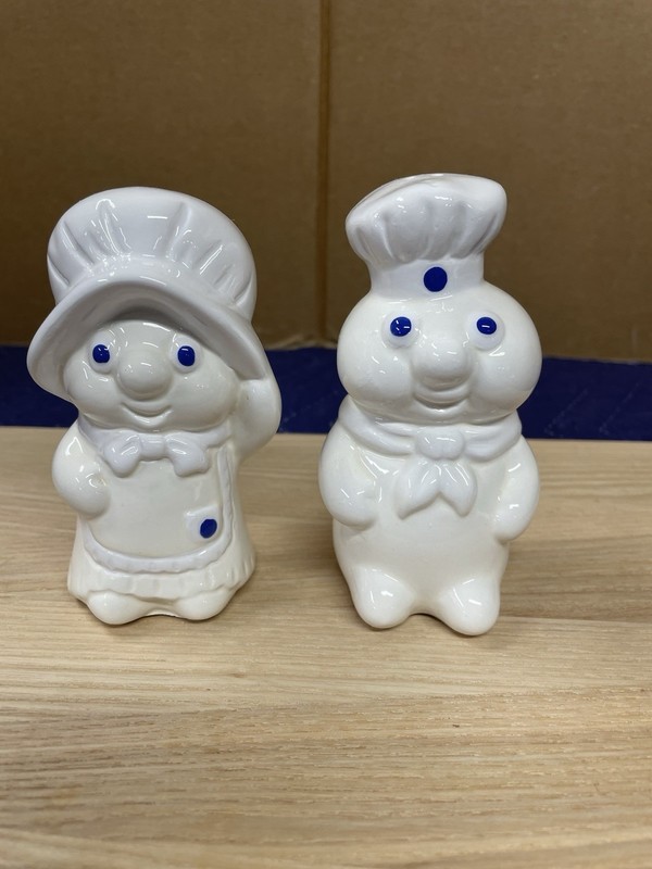 Pillsbury Doughboy Salt and Pepper Shakers