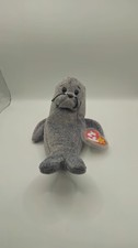 Ty Beanie Babie 7 inch Slippery the Seal Toy NWMT
