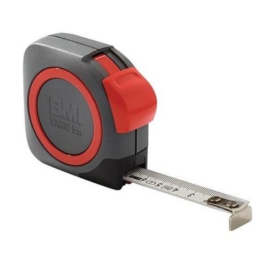 Bmi Taschenrollbandmaß VARIO L.5m B.16mm mm/mm EG I (± 0,7 mm/m) Ku.Festst.