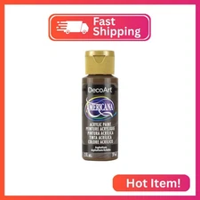 DecoArt Americana Acrylic Paint, 2-Ounce, Asphaltum