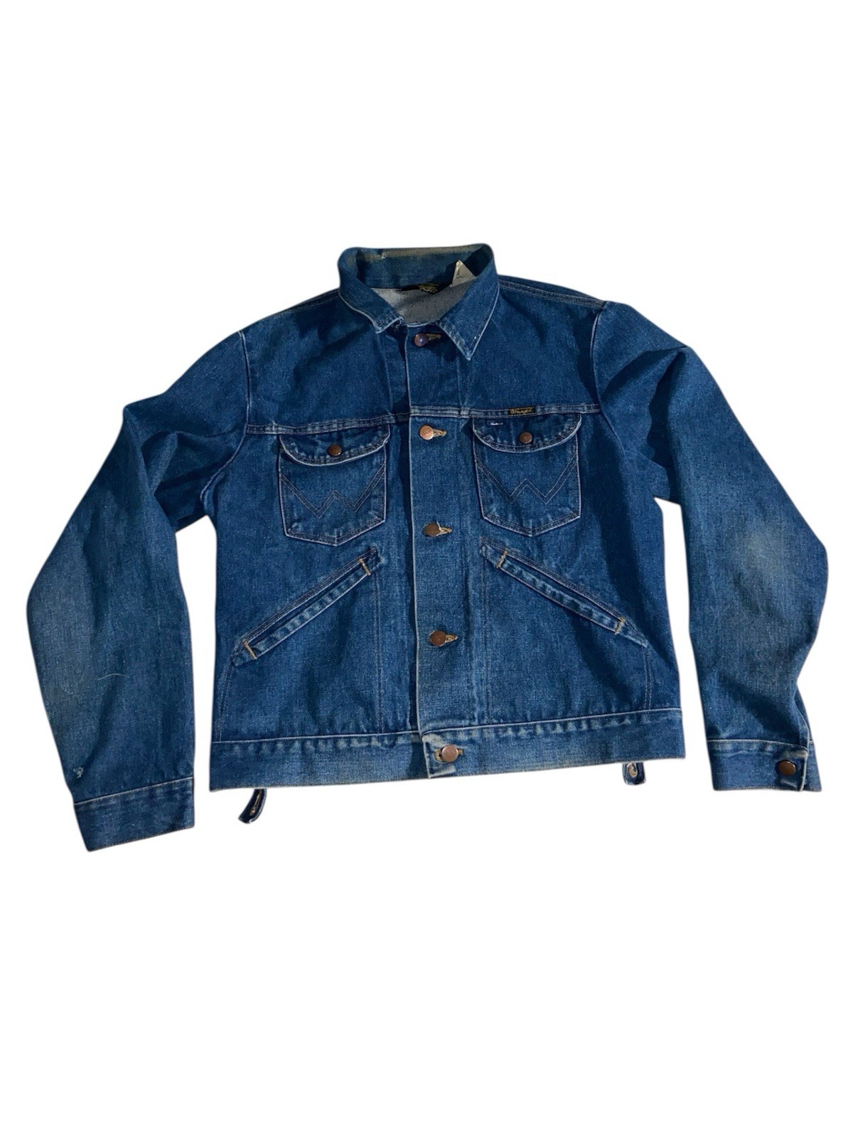 S 42 Blue Denim 14oz Trucker Made In Usa 74126nv 90s