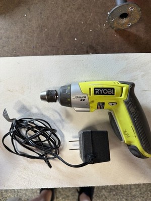Ryobi 4 Volt Lithium-ion 1/4'' Hex Cordless Screwdriver With Charger