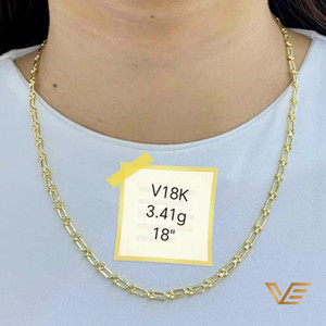 18k Saudi Gold Necklace | eBay