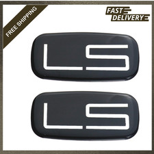 2pcs Epoxy Resin Ls Emblem Badge Sticker Decal For Chevrolet Silverado Suburban 2pcs Epoxy Resin Ls Emblem Badge Sticker Decal For Chevrolet Silverado Suburban