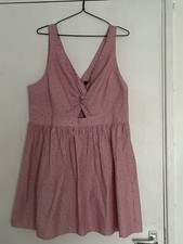 Red Polka Dot Women’s Mini Dress Uk 18