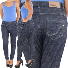 Damen Aladin Baggy Harem Pumphose Stretch Chino Boyfriend Jeans Hose Röhre
