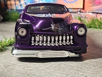 HTF Vntg 2004 Jada DUB City Oldskool 1951 Mercury Coupe Purple 1