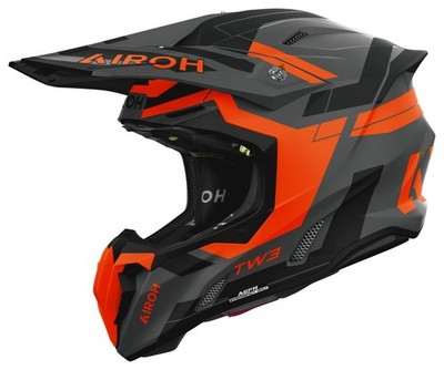 Offroad-Helm Airoh TWIST 3 DYNASTY Orange Matt