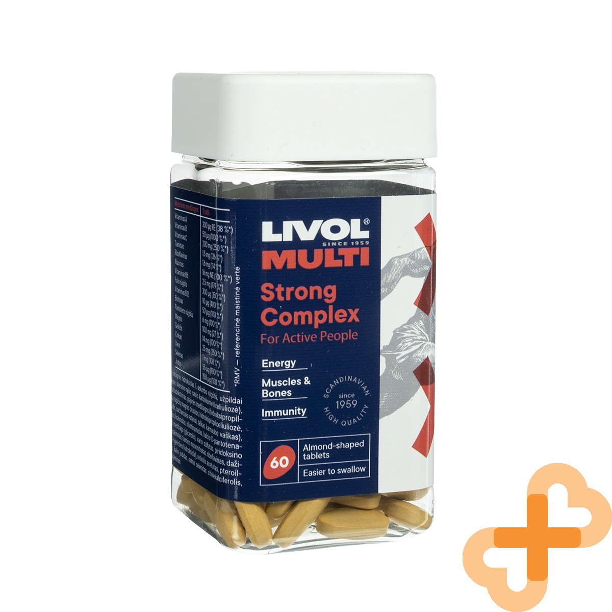 LIVOL MULTI Strong Complex 60 Tablets Energy Muscle Immunity Support Supplement