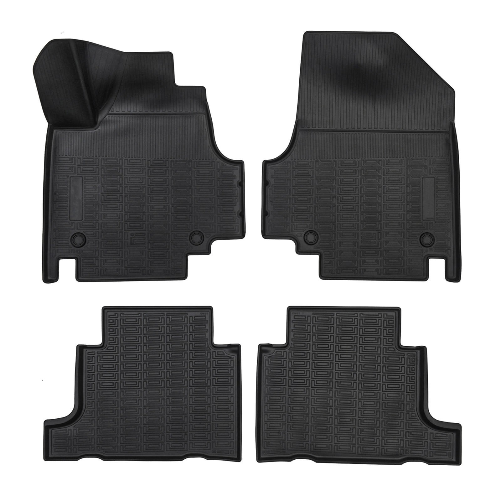 Tapis de sol caoutchouc 3D à bords hauts étanche pour Hyundai Ioniq 5 anti-boue