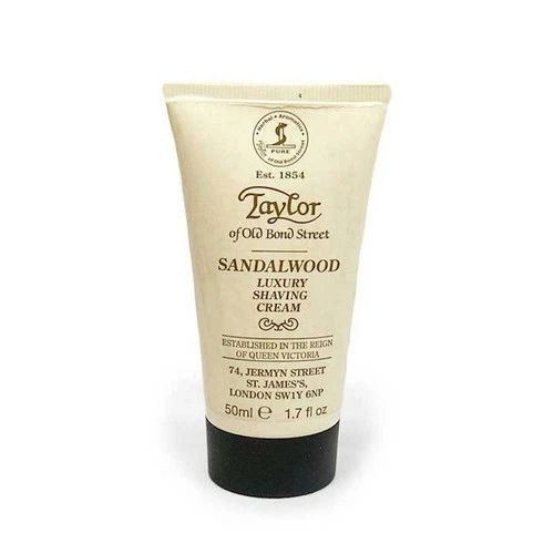 50ml Sandalwood Shaving Cream SANDALWOOD Shaving Cream Taylor of old Bond Street