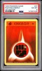 1999 POKEMON GAME BASE SET FIGHTING ENERGY 1ST EDITION #97 PSA 6