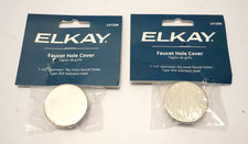 Elkay LK125R 1-1/2 in. Stainless Steel Kitchen Sink Faucet Hole Cover pack of 2