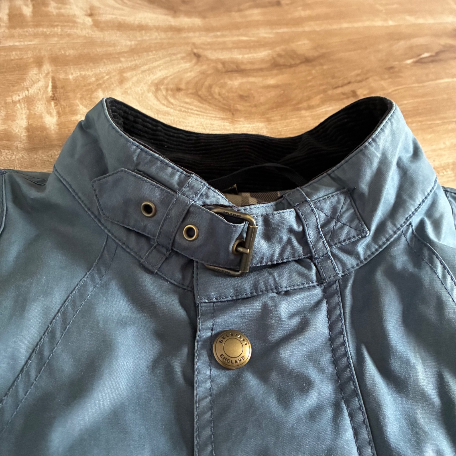 Belstaff Crosby jacket, pure motorcycle, Insignia Blue, waterproof, size 4XL image 6