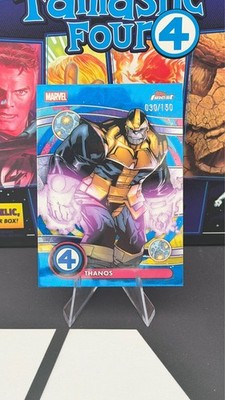 2026 Topps Finest Fantastic Four Thanos Negative Zone Blue Scope Refractor /150