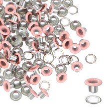 Kit de ojales, ojales metálicos con arandelas 3mm 1/8" y juego de 250 y rosa