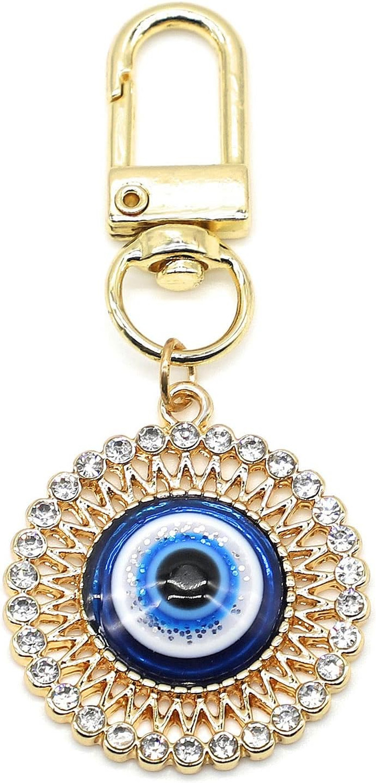 Evil Eye Keychain Amulet for Good Luck