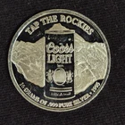 1995 Coors Light Silver Bullet 16 Gram 999 Silver Round