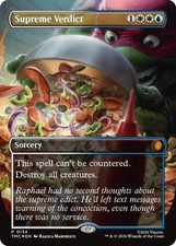 Supreme Verdict Borderless Foil Nm Commander Teenage Mutant Ninja Turtles
