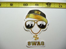 KING BASEBALL CAP SWAG SMALL STICKER DECAL HIP HOP RAP MUSIC STYLE STREET