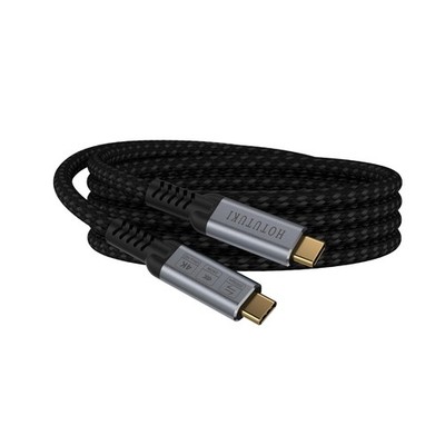 6.6FT USB C to C Transfer Cable Thunderbolt 4/3 20Gbps 240W PD Fast Charging