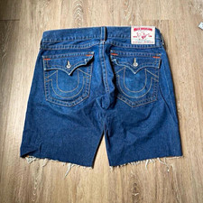Vintage Made in USA True Religion Billy Cutoff Jorts 36x10.5