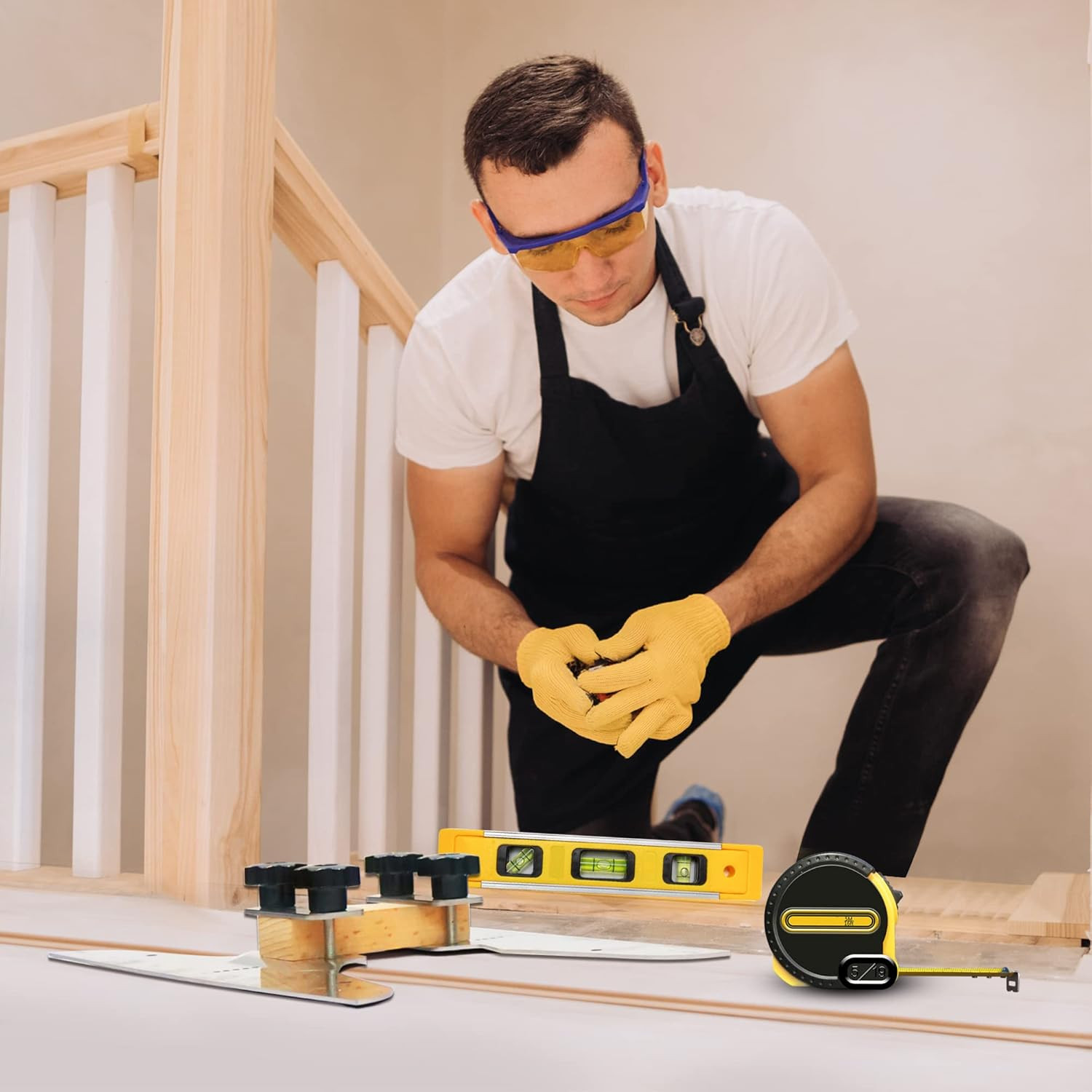 NAACOO Stair Tread Template Tool, Stair Measuring Tool, Tread Jig Set