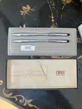 Cross Chrome Pen Pencil Set 3501