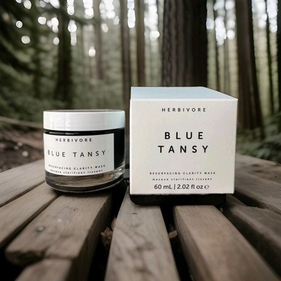 HERBIVORE BLUE TANSY Resurfacing Clarity Mask 2.02 fl oz 60 mL New in Box SAVE$$