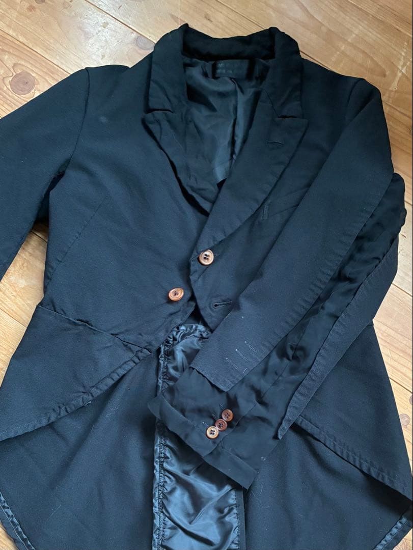 ComCom Black Tailored Jacket with Sheer Details, … - image 4