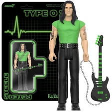 Type O Negative NM/MT Collectible Unpunched Super7 ReAction Peter Steele Figure