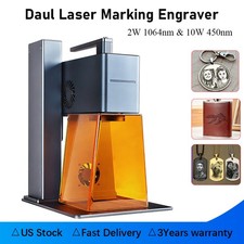 Dual Laser Source Marking Machine 2W & 10W Laser Engraver For DIY Wood Plastic